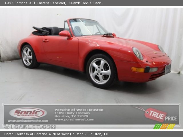 1997 Porsche 911 Carrera Cabriolet in Guards Red