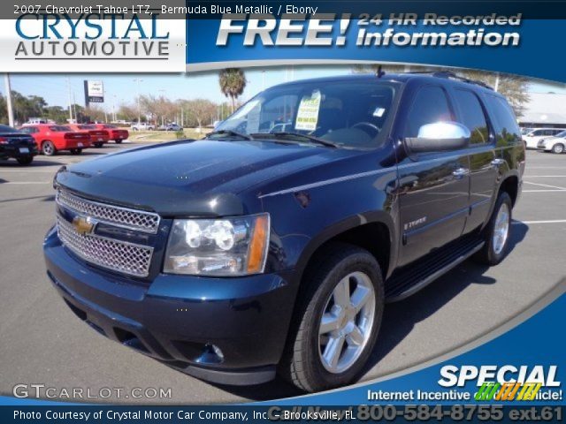 2007 Chevrolet Tahoe LTZ in Bermuda Blue Metallic