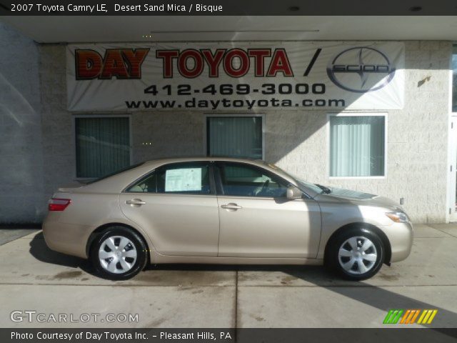 2007 Toyota Camry LE in Desert Sand Mica