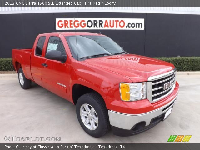 2013 GMC Sierra 1500 SLE Extended Cab in Fire Red