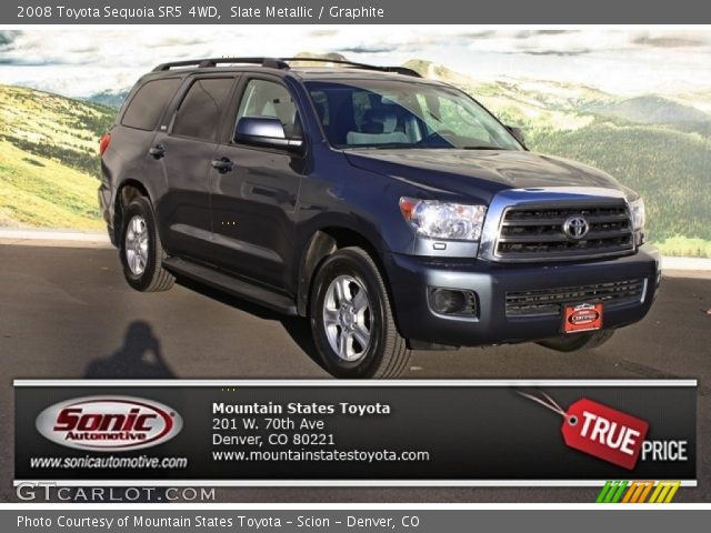 2008 Toyota Sequoia SR5 4WD in Slate Metallic