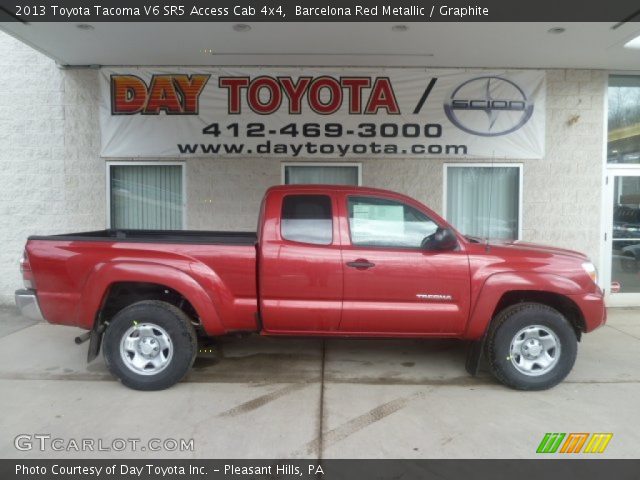 2013 Toyota Tacoma V6 SR5 Access Cab 4x4 in Barcelona Red Metallic