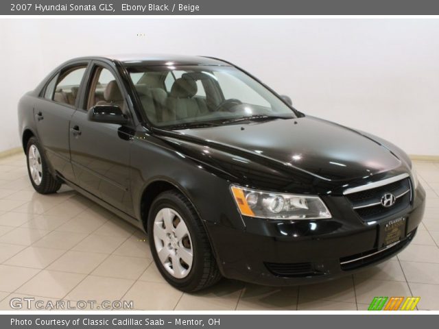 2007 Hyundai Sonata GLS in Ebony Black