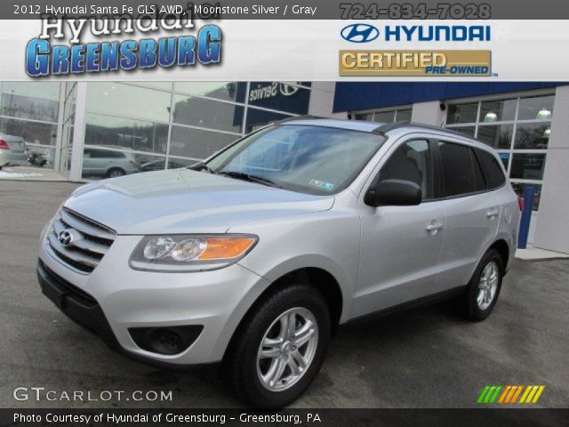 2012 Hyundai Santa Fe GLS AWD in Moonstone Silver
