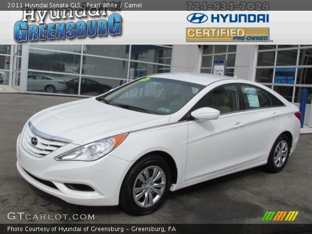 2011 Hyundai Sonata GLS in Pearl White