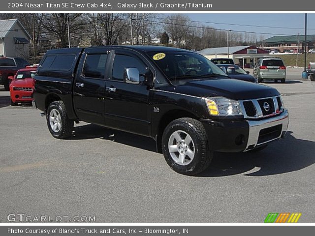 2004 Nissan Titan SE Crew Cab 4x4 in Galaxy Black
