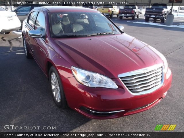 2013 Chrysler 200 Limited Sedan in Deep Cherry Red Crystal Pearl