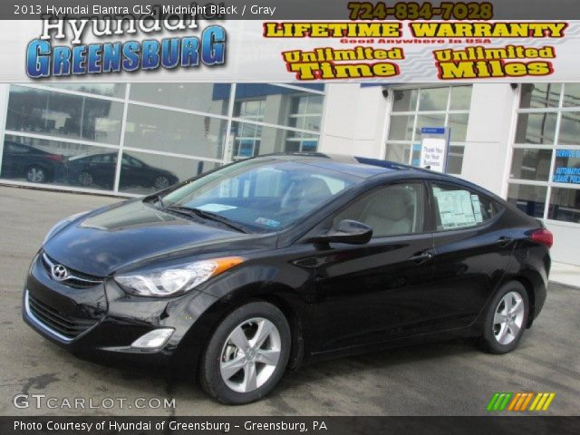 2013 Hyundai Elantra GLS in Midnight Black