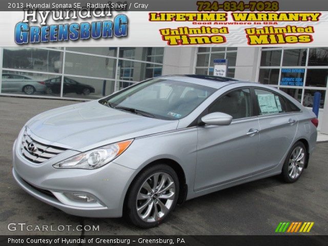 2013 Hyundai Sonata SE in Radiant Silver