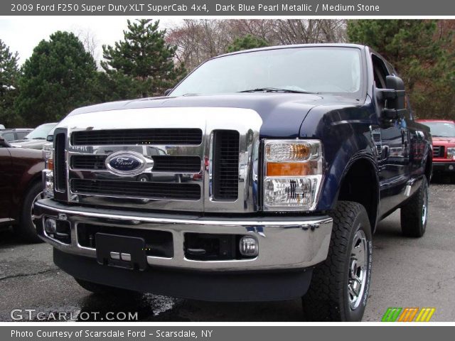 2009 Ford F250 Super Duty XLT SuperCab 4x4 in Dark Blue Pearl Metallic