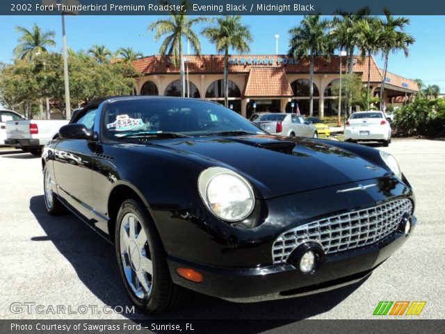 2002 Ford Thunderbird Premium Roadster in Evening Black