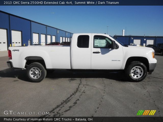 2013 GMC Sierra 2500HD Extended Cab 4x4 in Summit White