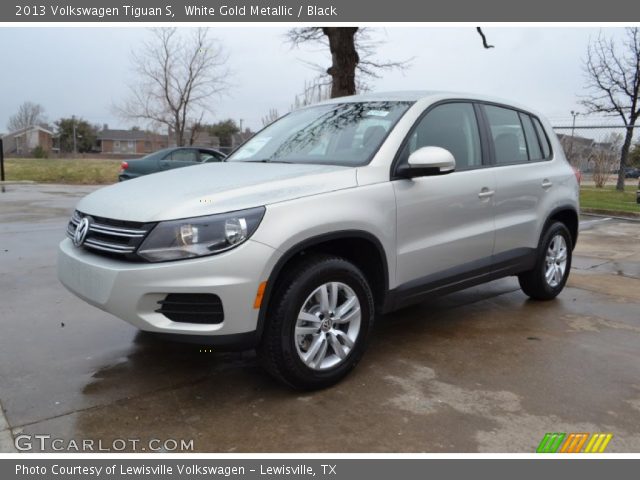 2013 Volkswagen Tiguan S in White Gold Metallic