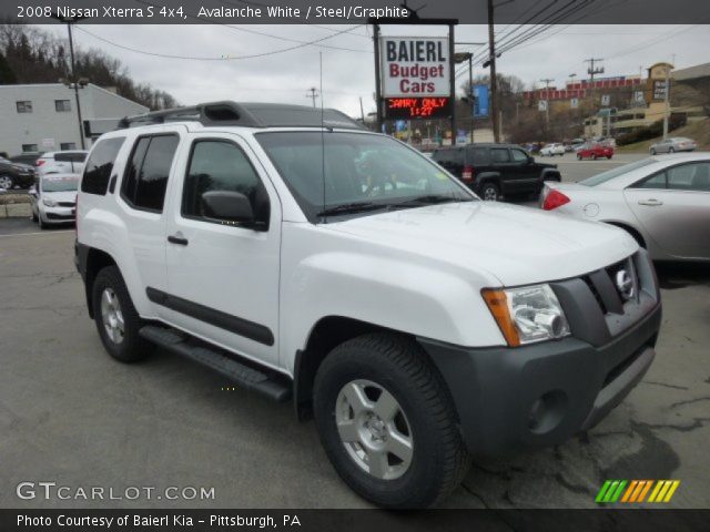 2008 Nissan Xterra S 4x4 in Avalanche White