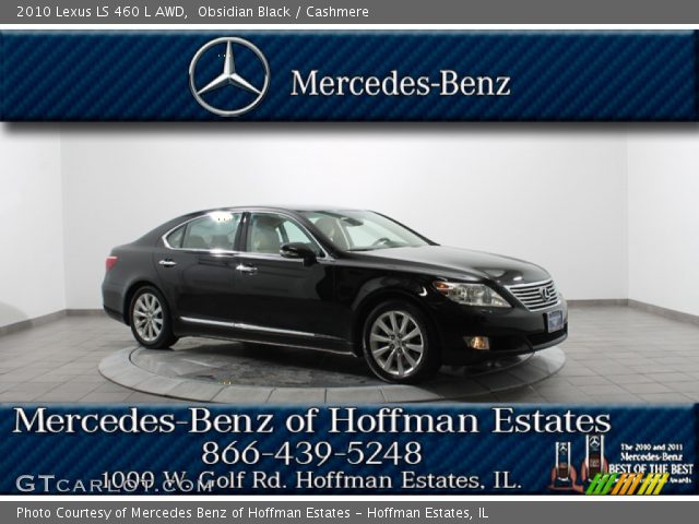 2010 Lexus LS 460 L AWD in Obsidian Black