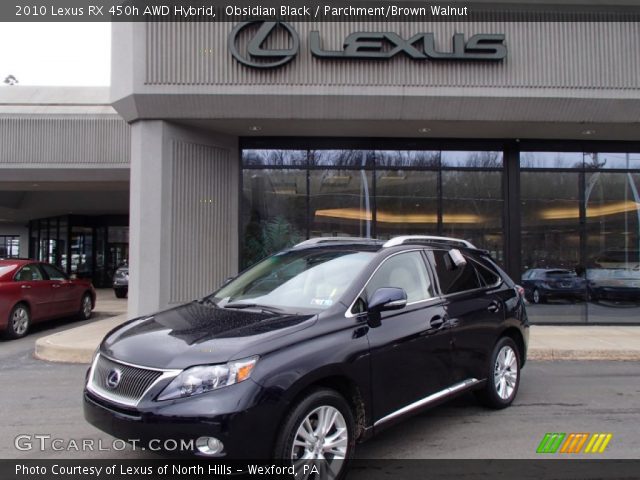2010 Lexus RX 450h AWD Hybrid in Obsidian Black