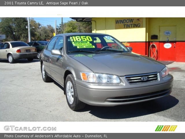 2001 Toyota Camry LE in Antique Sage Pearl