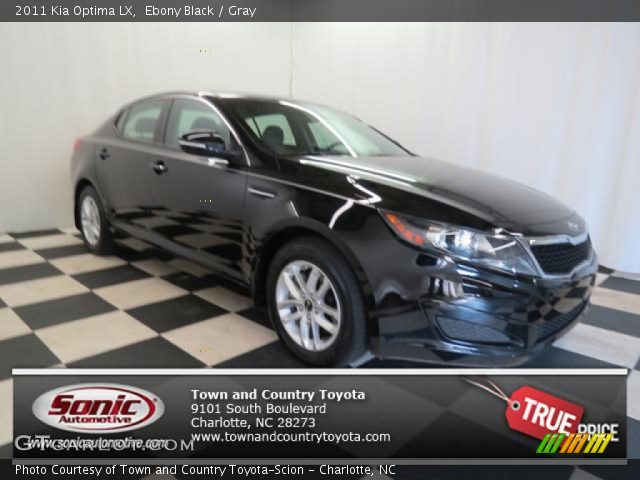 2011 Kia Optima LX in Ebony Black