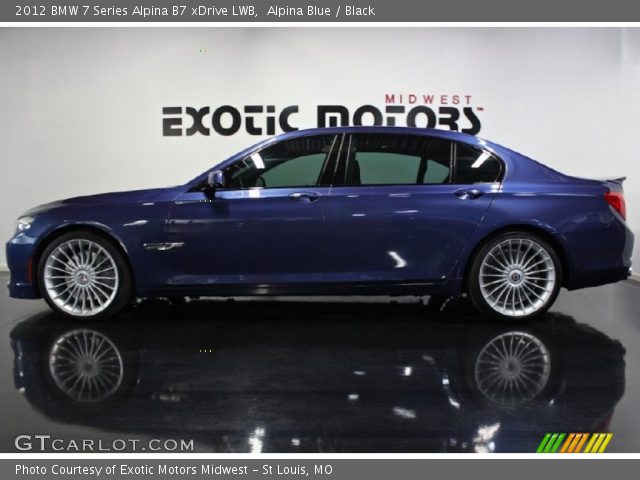 2012 BMW 7 Series Alpina B7 xDrive LWB in Alpina Blue