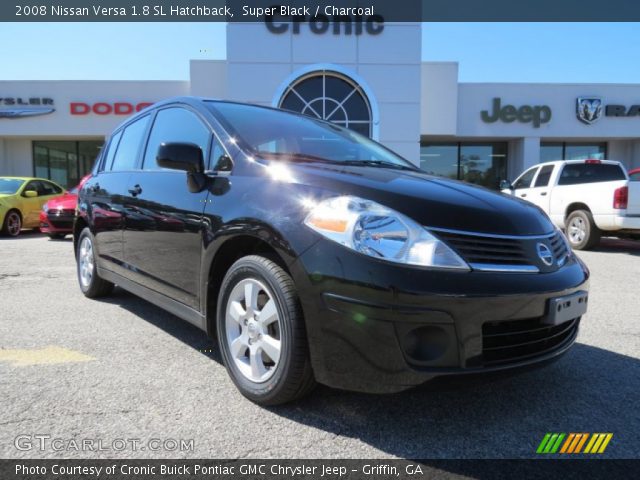2008 Nissan Versa 1.8 SL Hatchback in Super Black