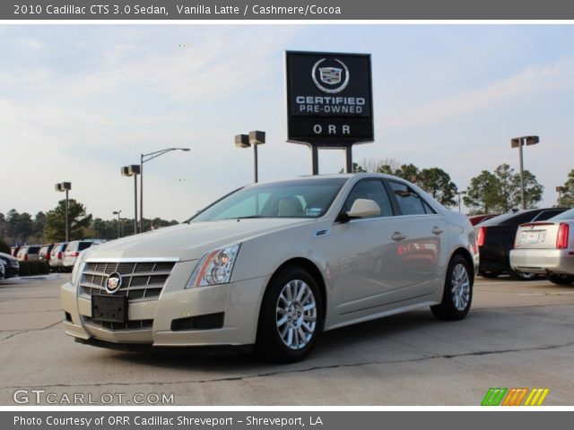 2010 Cadillac CTS 3.0 Sedan in Vanilla Latte