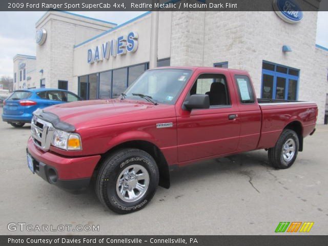 2009 Ford Ranger Sport SuperCab 4x4 in Redfire Metallic