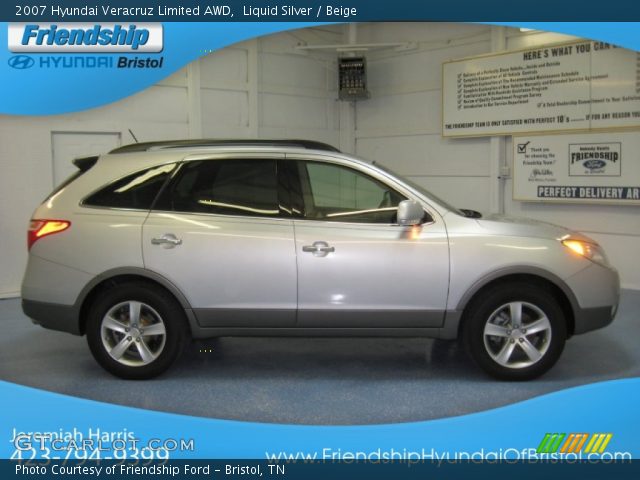 2007 Hyundai Veracruz Limited AWD in Liquid Silver