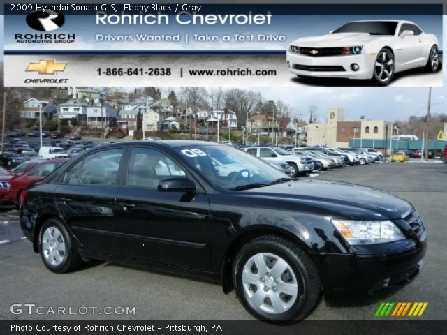 2009 Hyundai Sonata GLS in Ebony Black