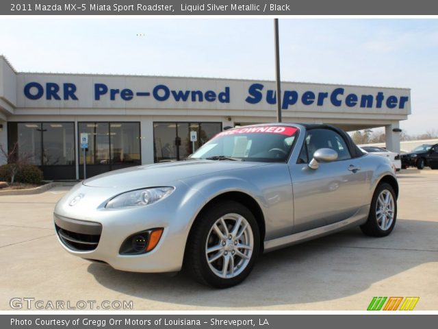 2011 Mazda MX-5 Miata Sport Roadster in Liquid Silver Metallic