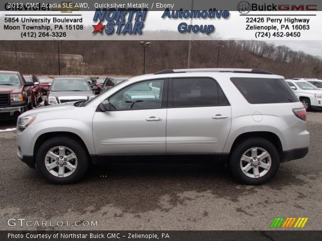 2013 GMC Acadia SLE AWD in Quicksilver Metallic