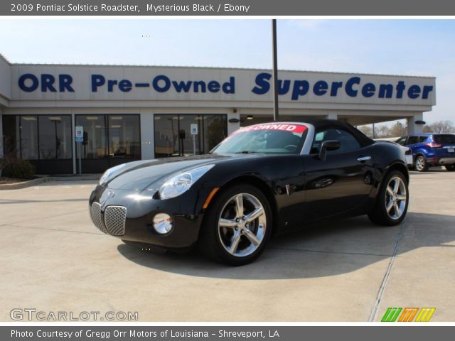 2009 Pontiac Solstice Roadster in Mysterious Black