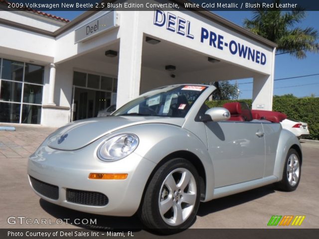 2009 Volkswagen New Beetle 2.5 Blush Edition Convertible in White Gold Metallic