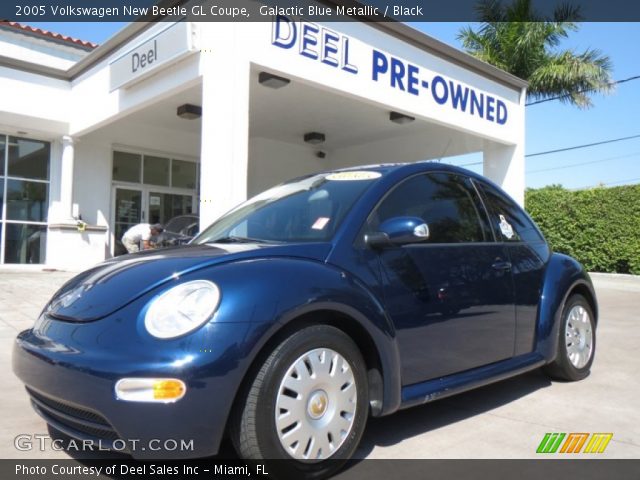 2005 Volkswagen New Beetle GL Coupe in Galactic Blue Metallic