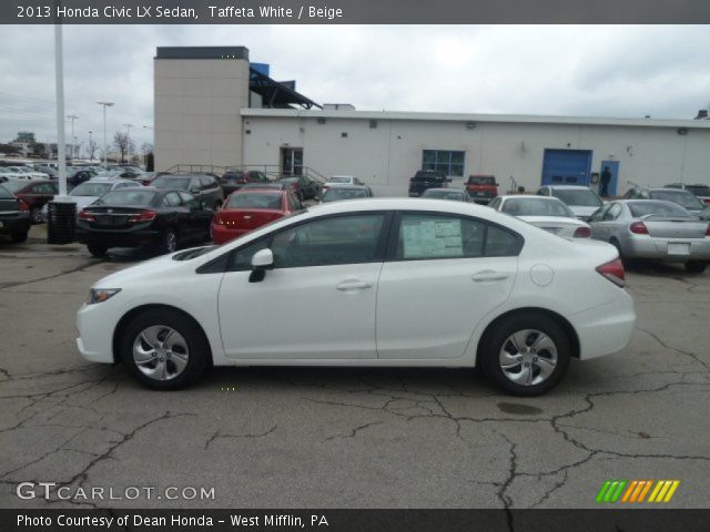2013 Honda Civic LX Sedan in Taffeta White