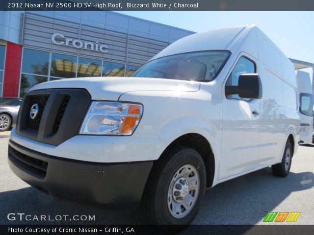 2012 Nissan NV 2500 HD SV High Roof in Blizzard White