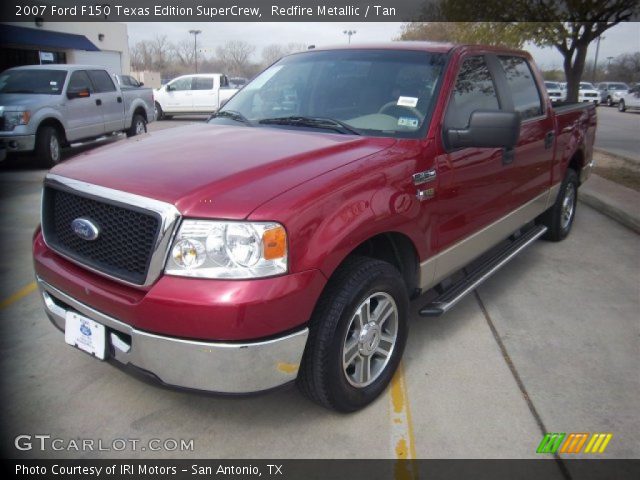 2007 Ford F150 Texas Edition SuperCrew in Redfire Metallic