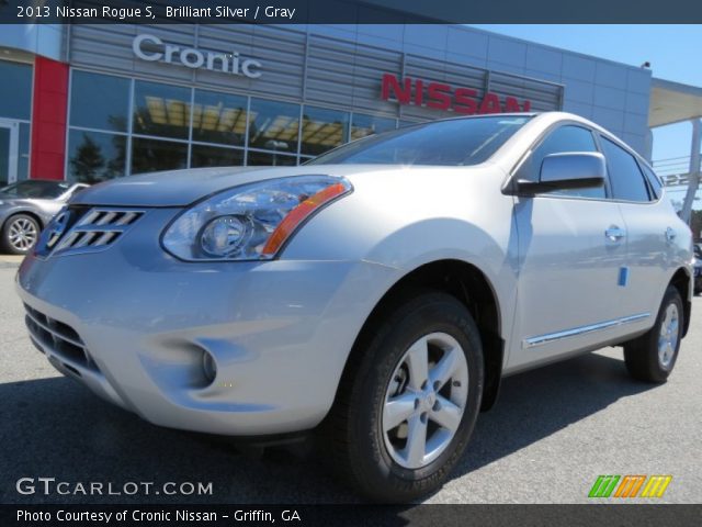2013 Nissan Rogue S in Brilliant Silver