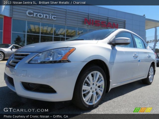 2013 Nissan Sentra SL in Brilliant Silver Metallic
