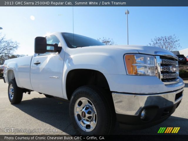 2013 GMC Sierra 2500HD Regular Cab in Summit White