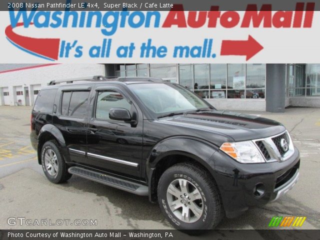 2008 Nissan Pathfinder LE 4x4 in Super Black