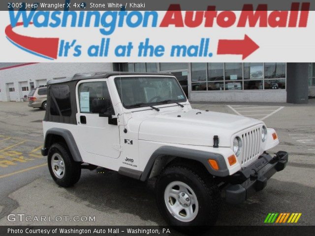 2005 Jeep Wrangler X 4x4 in Stone White