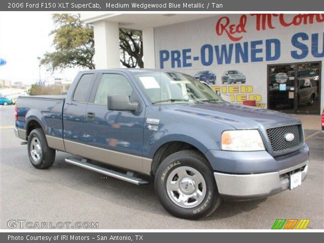 2006 Ford F150 XLT SuperCab in Medium Wedgewood Blue Metallic