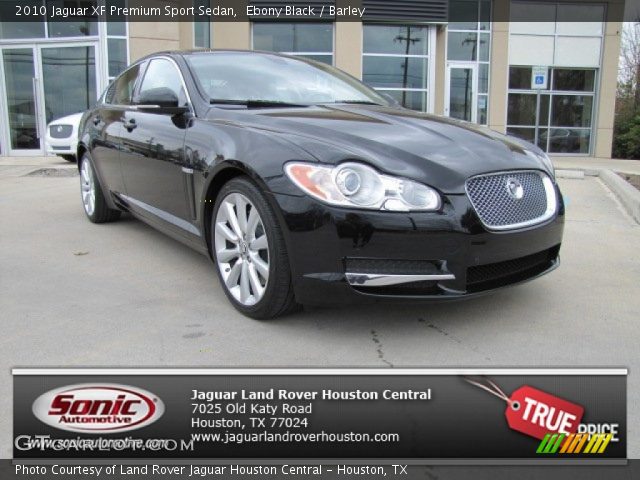 2010 Jaguar XF Premium Sport Sedan in Ebony Black