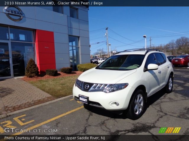 2010 Nissan Murano SL AWD in Glacier White Pearl