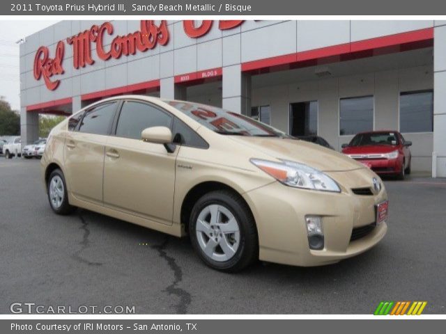 2011 Toyota Prius Hybrid III in Sandy Beach Metallic