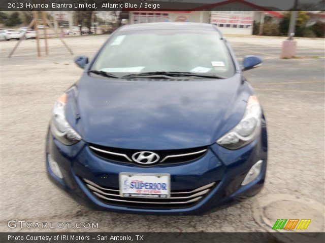 2013 Hyundai Elantra Limited in Atlantic Blue