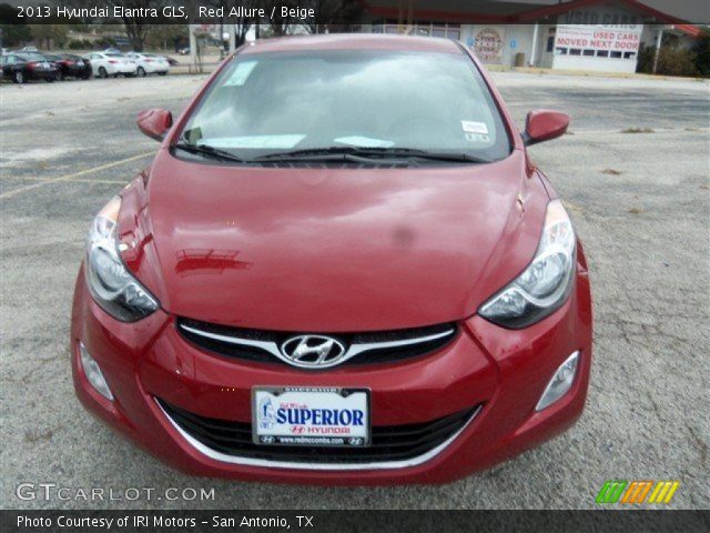 2013 Hyundai Elantra GLS in Red Allure