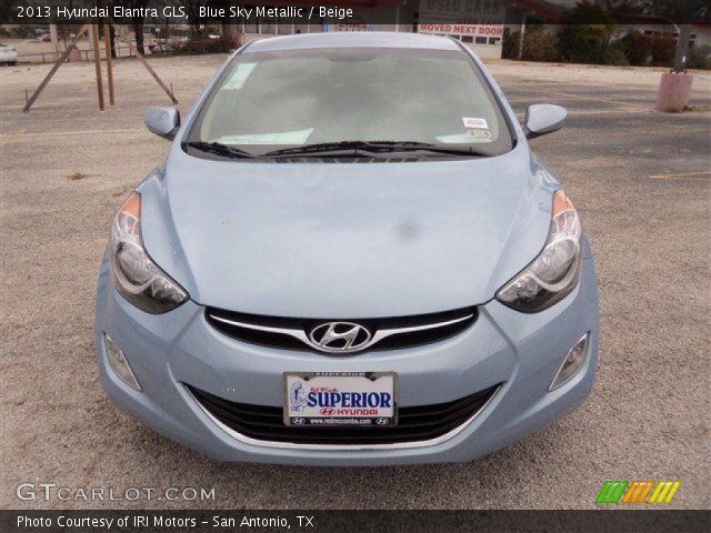 2013 Hyundai Elantra GLS in Blue Sky Metallic