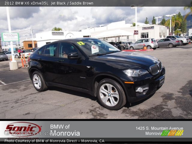 2012 BMW X6 xDrive35i in Jet Black