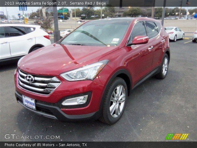 2013 Hyundai Santa Fe Sport 2.0T in Serrano Red